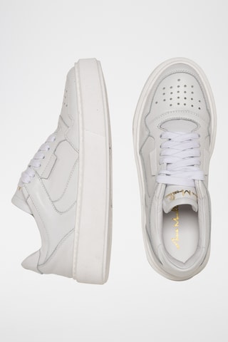 Zapatillas de piel - Blanco