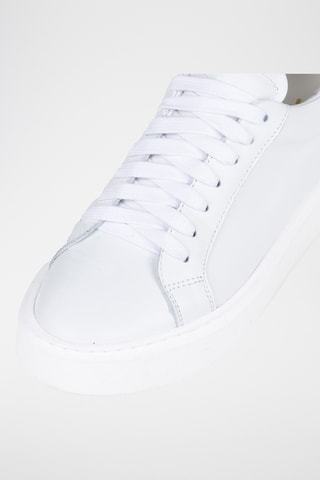 Zapatillas de piel - Blanco