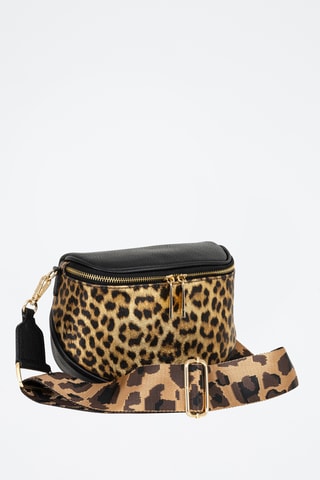 Bandolera de piel - Dorado