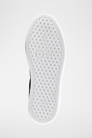 Zapatillas de piel - Blanco y negro