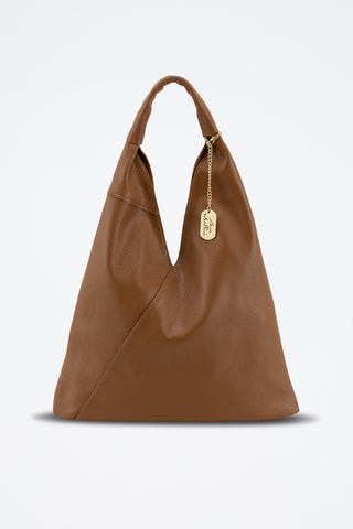 Bolso de piel - Marrón