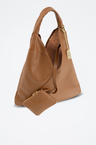 Bolso de piel - Marrón