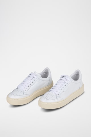 Zapatillas de piel - Blanco