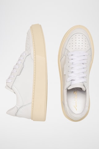 Zapatillas de piel - Blanco