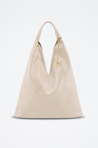 Bolso de piel - Beige