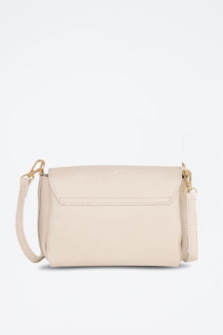 Bandolera de piel - Beige