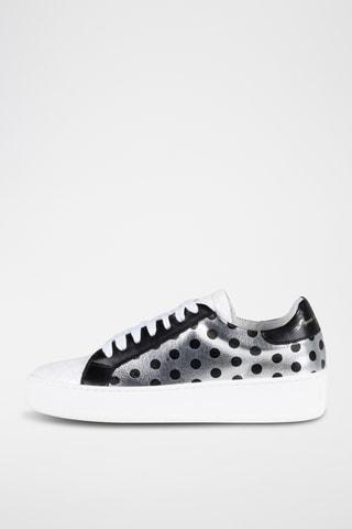 Zapatillas de piel - Negro