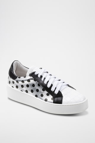 Zapatillas de piel - Negro