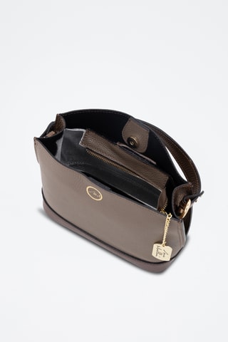 Bolso de piel - Topo