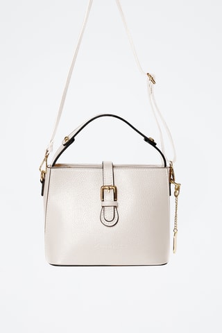 Bolso de piel - Beige