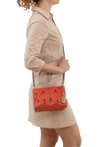 Bandolera de piel - Naranja