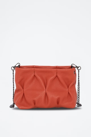 Bandolera de piel - Naranja