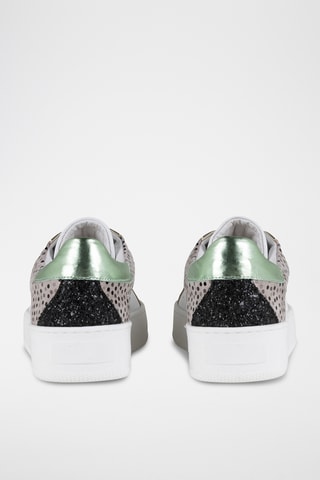 Zapatillas de piel - Beige