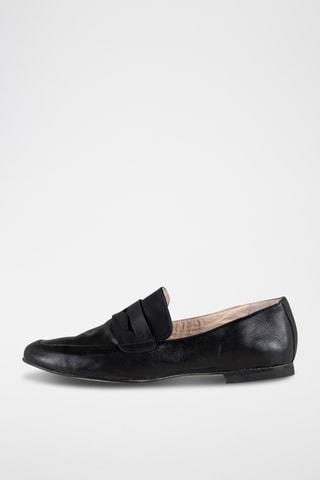 Mocasines de piel - Negro