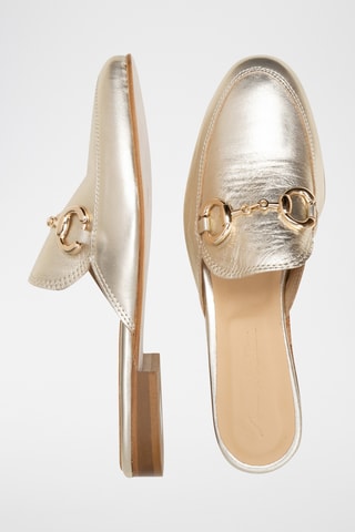 Sandalias de piel - Dorado