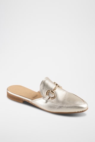 Sandalias de piel - Dorado