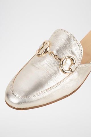 Sandalias de piel - Dorado