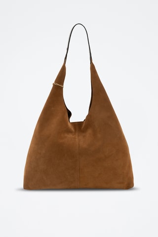 Bolso de nobuk - Marrón