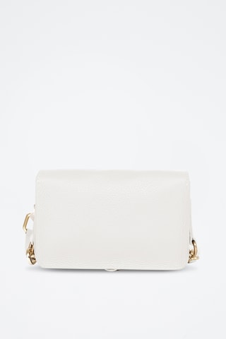 Bandolera de piel - Blanco