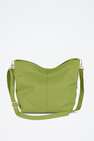 Bandolera de piel - Verde