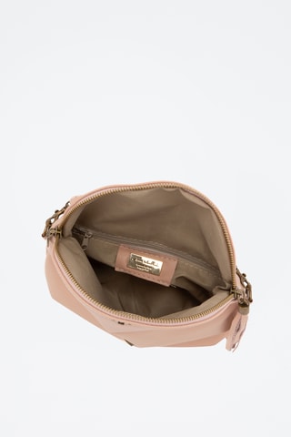 Bandolera de piel - Rosa