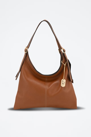 Bolso de piel - Marrón