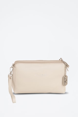 Bolso de mano de piel - Beige