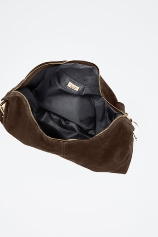 Bolso de nobuk - Marrón oscuro