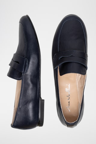 Mocasines de piel - Azul