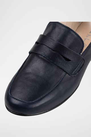 Mocasines de piel - Azul