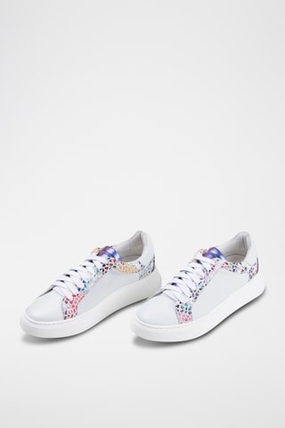 Zapatillas de piel - Blanco