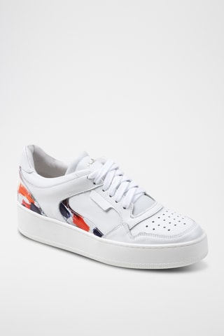 Zapatillas de piel - Blanco