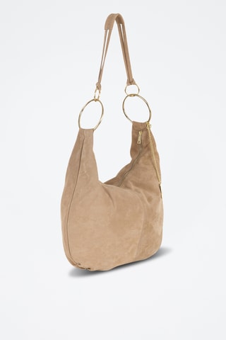 Bolso de nobuk - Marrón claro