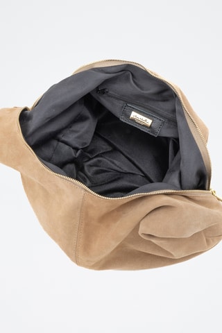 Bolso de nobuk - Marrón claro