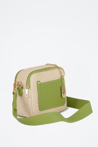 Bandolera de piel - Verde