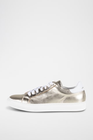 Zapatillas de piel - Dorado