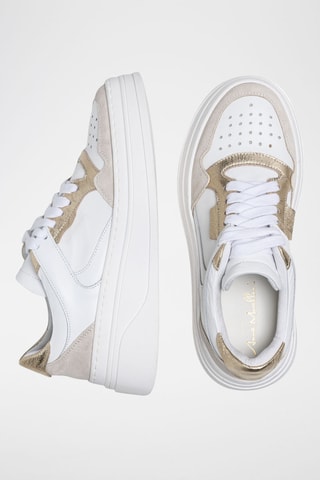 Zapatillas de piel - Dorado