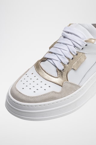 Zapatillas de piel - Dorado