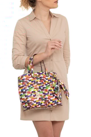 Bolso de piel - Multicolor