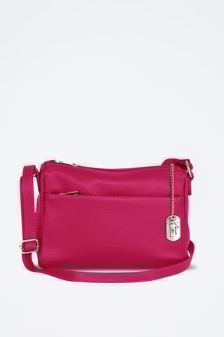 Bolso de piel - Fucsia
