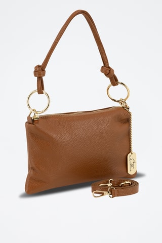 Bolso de piel - Marrón