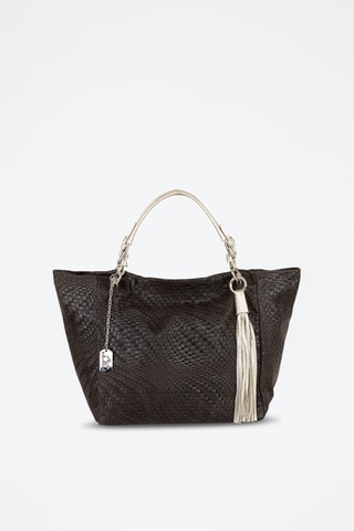 Bolso de piel - Marrón