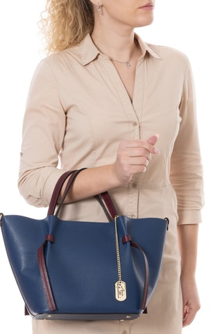 Bolso de piel - Azul