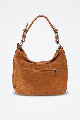 Bolso de nobuk - Marrón