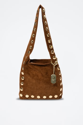 Bolso de nobuk - Marrón