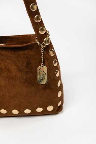 Bolso de nobuk - Marrón