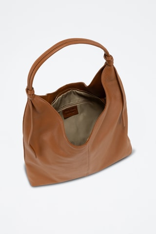 Bolso de piel - Marrón