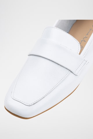 Mocasines de piel - Blanco