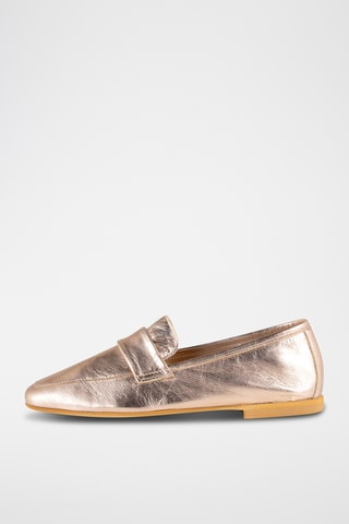 Mocasines de piel - Marrón