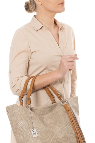 Bolso de piel - Topo